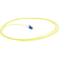 Pigtail de fibra Enbeam OS2 9/125 LC/UPC amarillo, juego de 12, 1 m